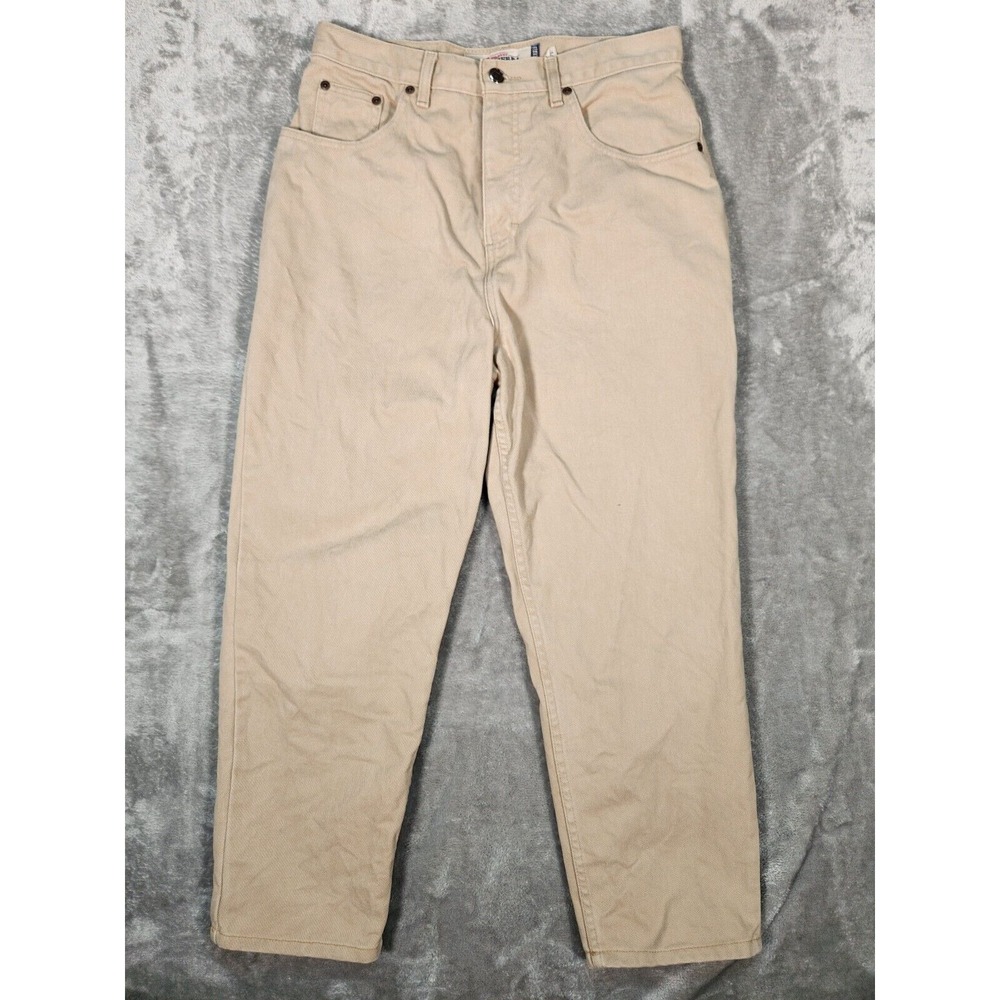 High Sierra Jeans Size 12 Short Khaki Relaxed Straight Leg Cowgirl‎ Workwear USA
